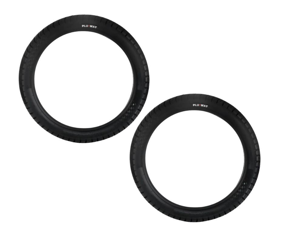 Llanta para Motocicleta 100/90-18 PLUSWAY 62P 6PR PLWA797 TL Paquete de 2