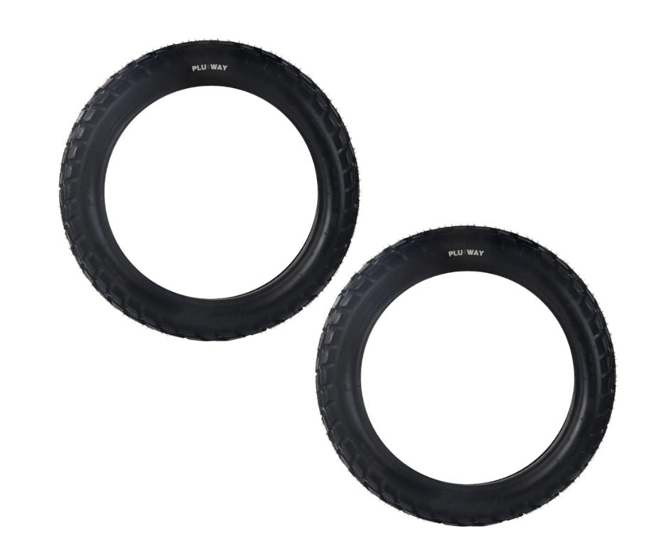 Llanta para Moto 110/90-17 PLUSWAY 66P 8PR PLWA453 TT Paquete de 2