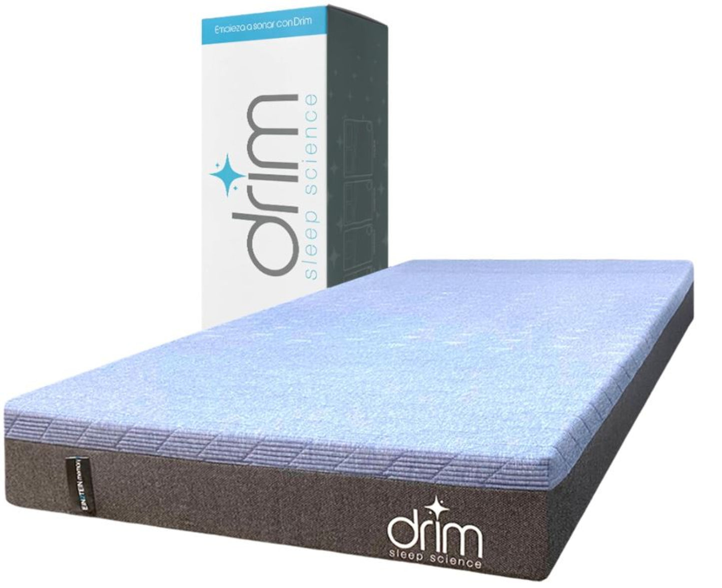 Colchón Individual Memory Foam en Caja Ergonómico con Tecnologia de Descanso