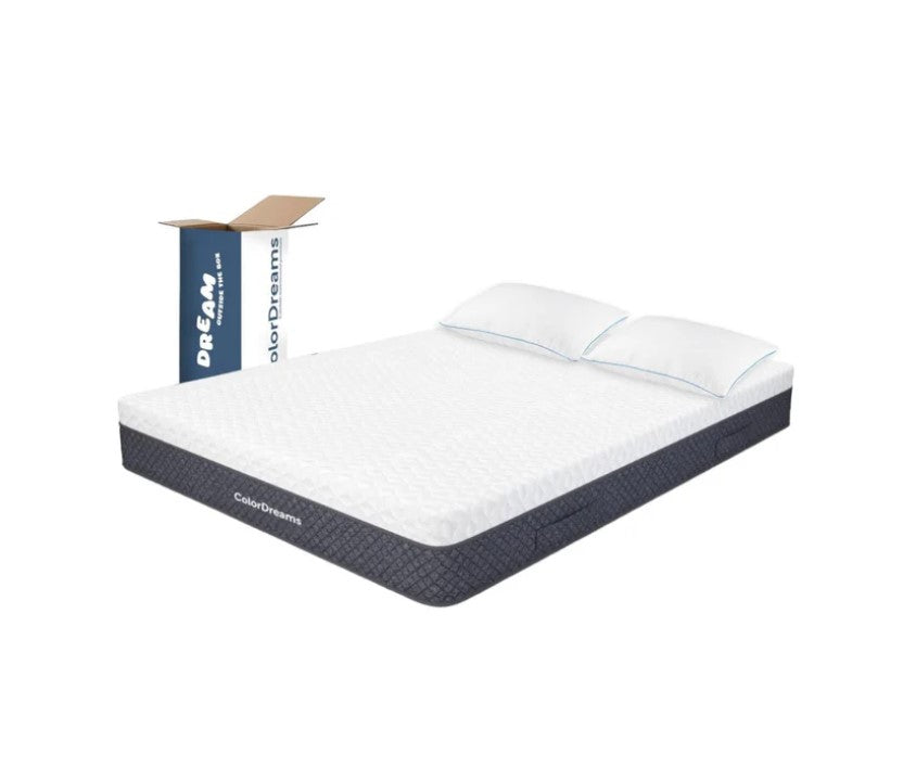 Set De 3 PiezasColchón Matrimonial Memory Foam + Almohadas Espuma