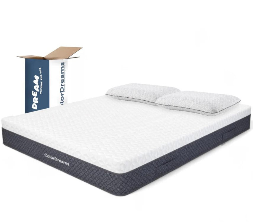 Set De 3 Piezas Colchón KingSize Memory + Almohadas Carbón
