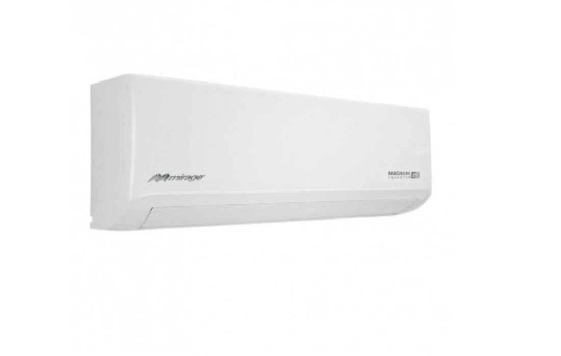 Combo 2 en 1: Aire Acondicionado Mini Split Mirage + Ventilador de Pedestal 18” MYSTORM
