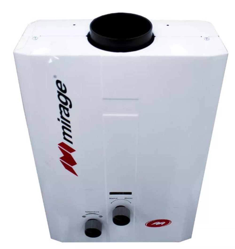 Calentador de Agua Mirage Flux Gas LP 6 Litros MK
