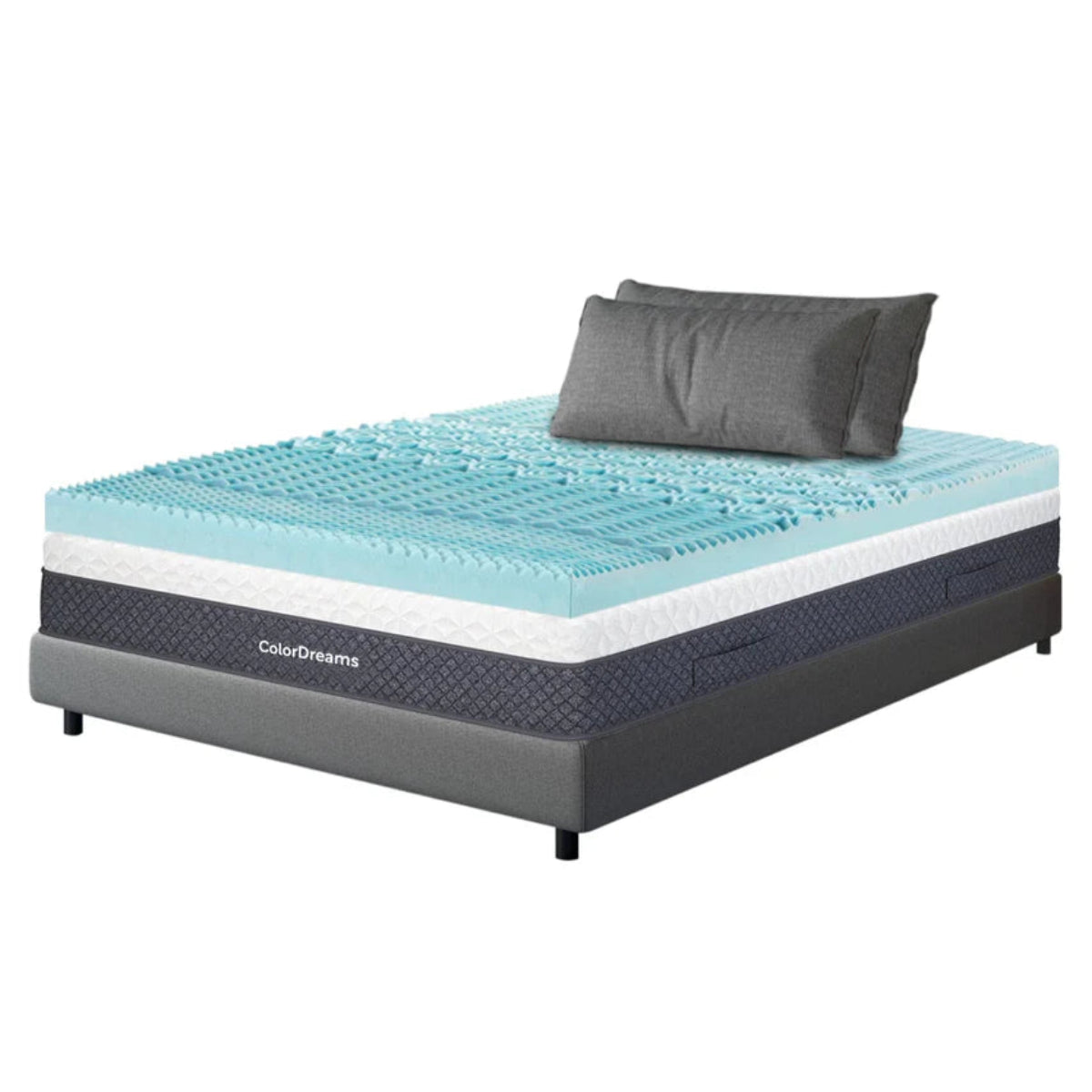 Colchoneta Topper Cubrecolchon Individual Memory Foam 5cm Colordream