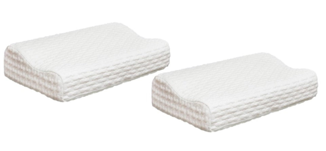 Set de Almohadas Ortopédicas Cervical Memory Blanca – 2 Piezas
