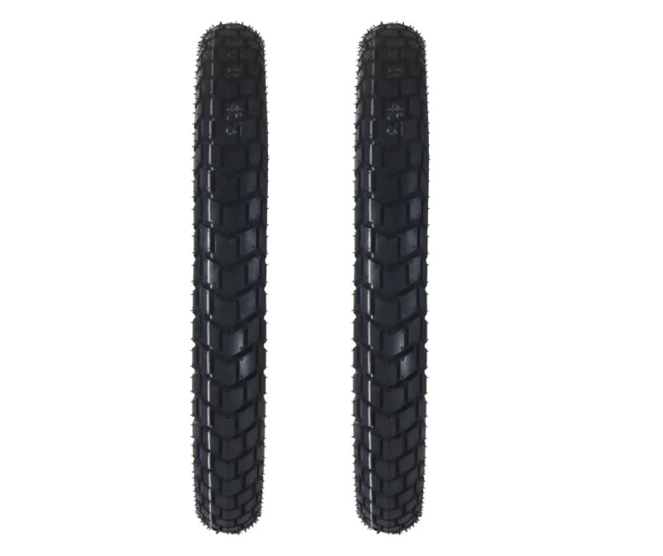 Llanta para Motocicleta 3.50-18 PLUSWAY 62P 8PR PLWA453 TL Paquete de 2