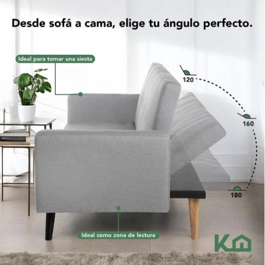 Sofá Cama Reclinable Silla Convertible KingsHouse