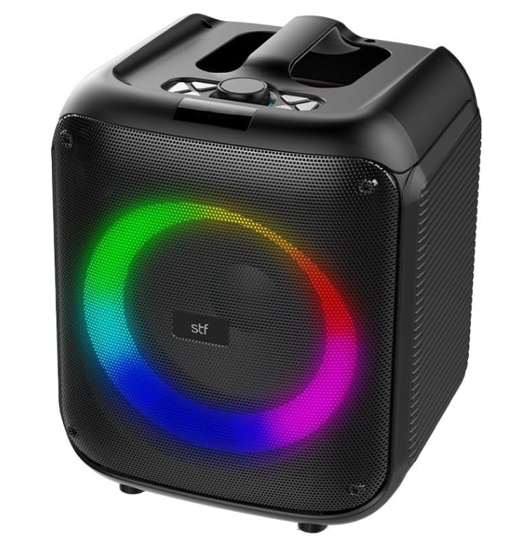 Bocina inalámbrica 20cm con luz RGB