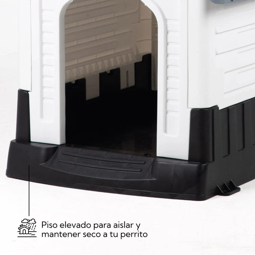 Casa Para Perro Raza Mediana 66 x 52 x 66 cm Térmica Plástico ALEBRIPETS