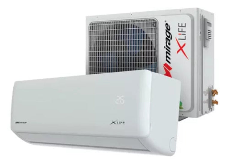 Aire acondicionado Minisplit Mirage Xlife 1 Ton | Enfriamiento Eficiente 220V R410