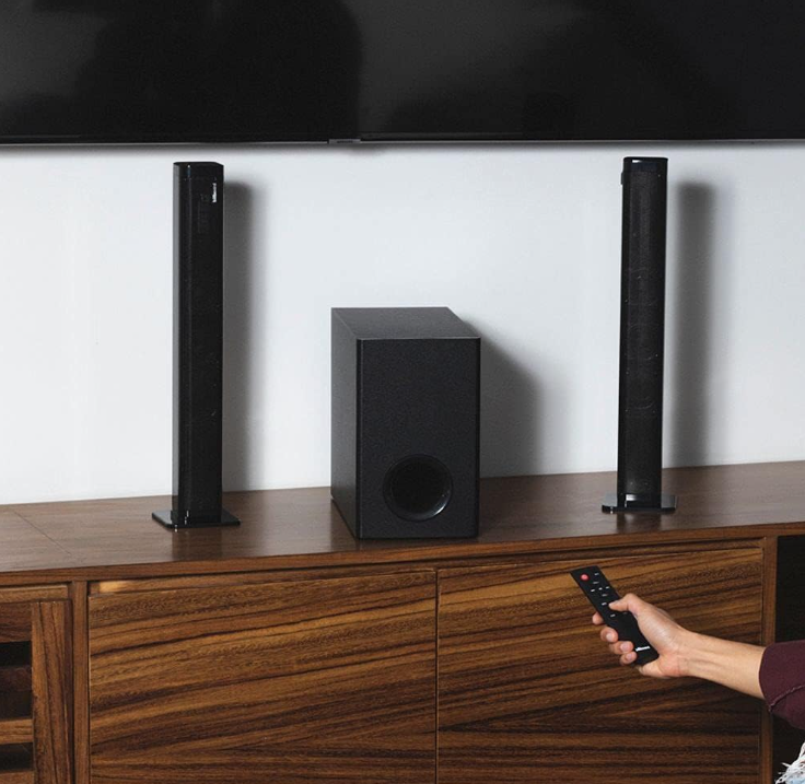 Barra De Sonido Bilboard Teatro En Casa 2.1 con Subwoofer 2 En 1