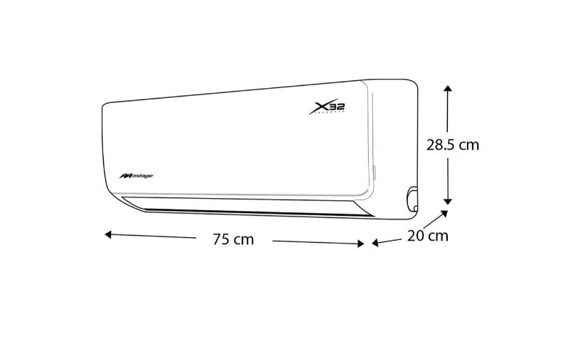 Aire Acondicionado Split X32 Inverter 110v Setcwc120e Mirage