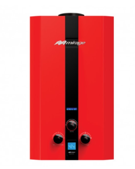 Calentador de Agua Flux6 Rojo Gas Natural Mirage MK