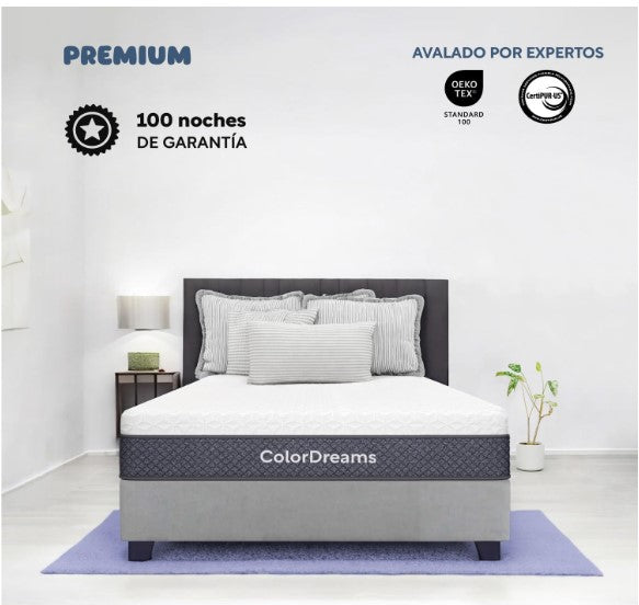 Colchón Matrimonial Size Memory Foam Colordreams