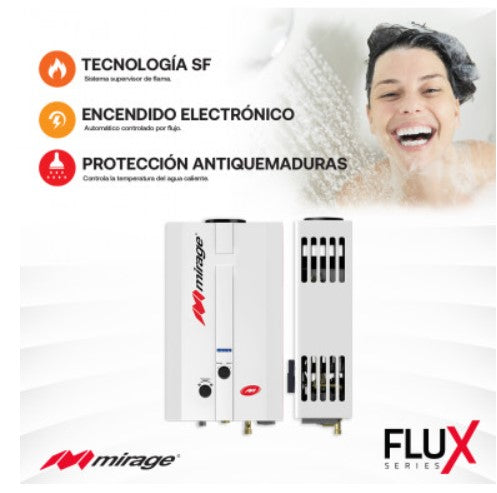 Calentador de Agua Blanco Gas Natural Mirage