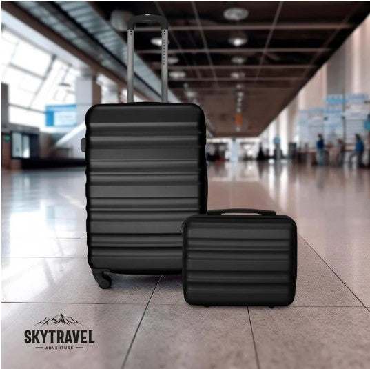 Set De 6 Maletas De Viaje Abs Con Candado Antirrobo 4 Ruedas 360 SKYTRAVEL