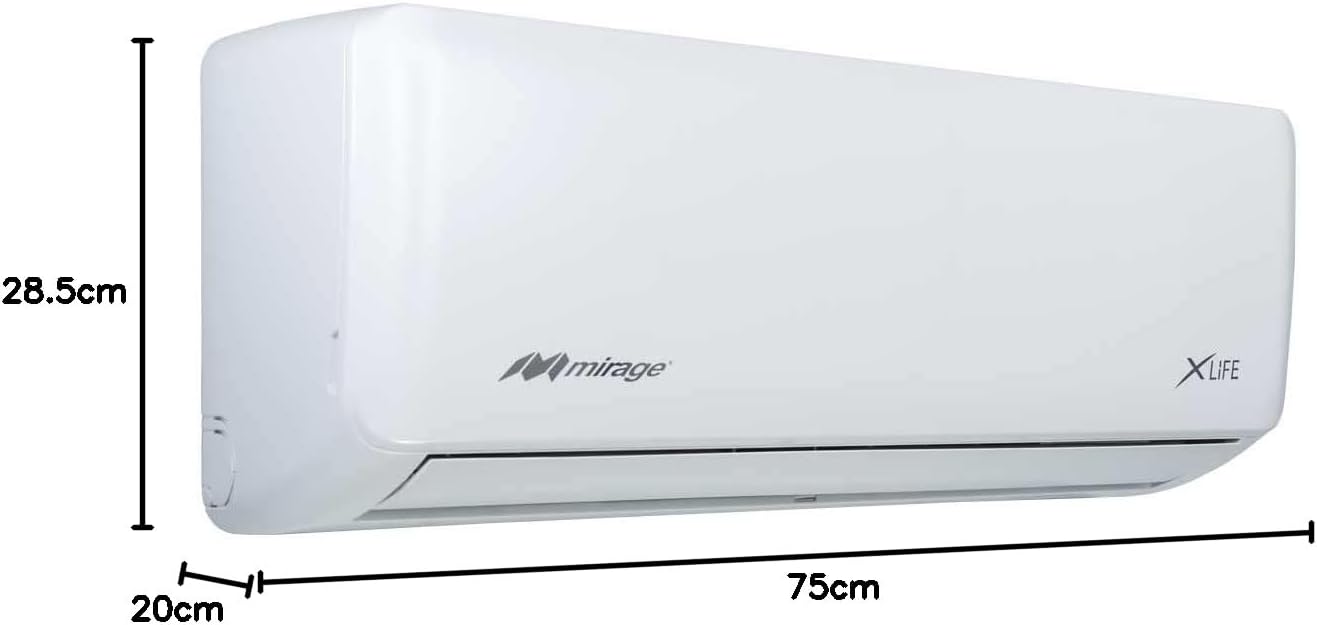 Aire acondicionado Minisplit Mirage X Life CLF120H 12.000 Btu 110V blanco
