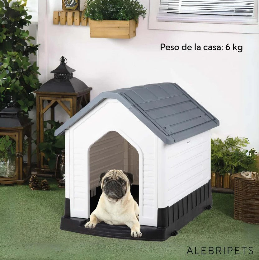 Casa Para Perro Raza Mediana 66 x 52 x 66 cm Térmica Plástico ALEBRIPETS