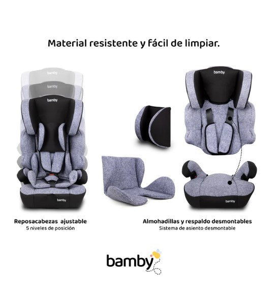 Autoasiento De Seguridad Para Bebe de 9 Meses Para Automovil BAMBY