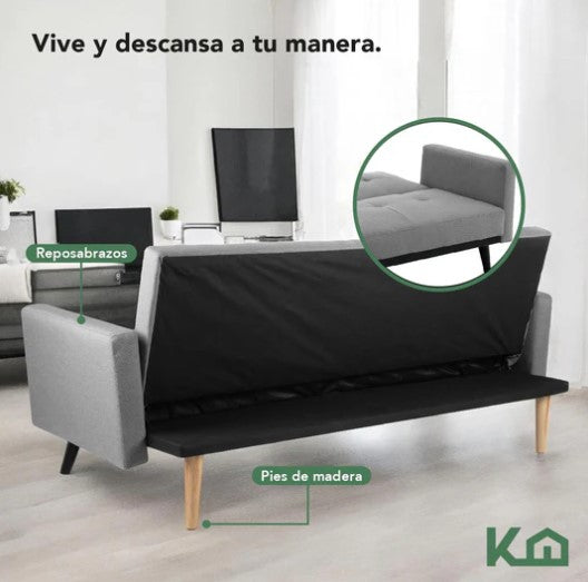 Sofá Cama Reclinable Silla Convertible KingsHouse