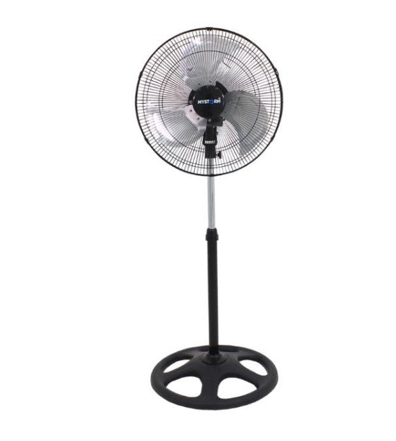 KIT Colchon Matrimonial Alta Densidad Hipoalergenico Antiacaros KingsHouse + Ventilador De Pedestal MYSTORM de 18 Pulgadas