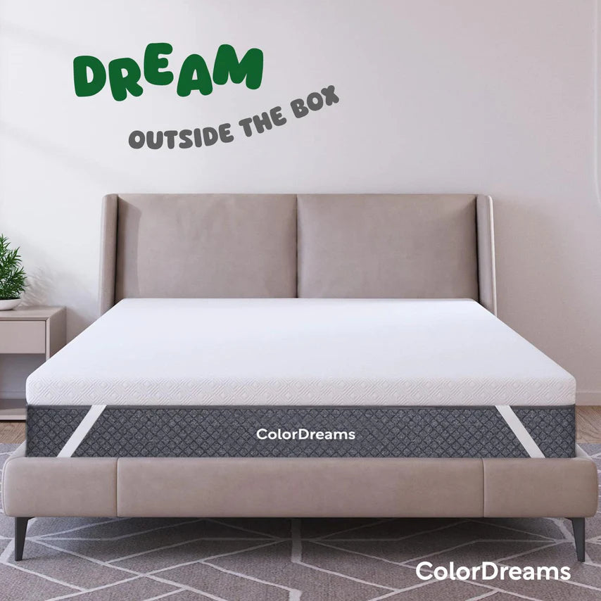 Colchoneta Cubre Colchon Matrimonial Memory Foam Colordream