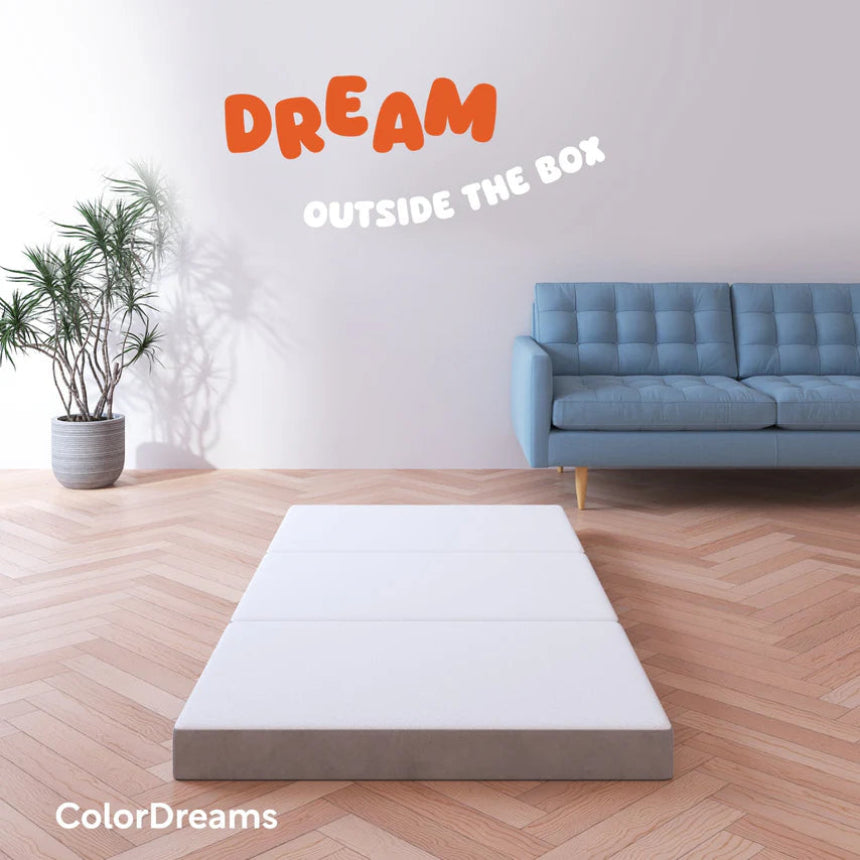 Colchón Individual 80 cm Colchoneta Plegable Con Maleta Colordream