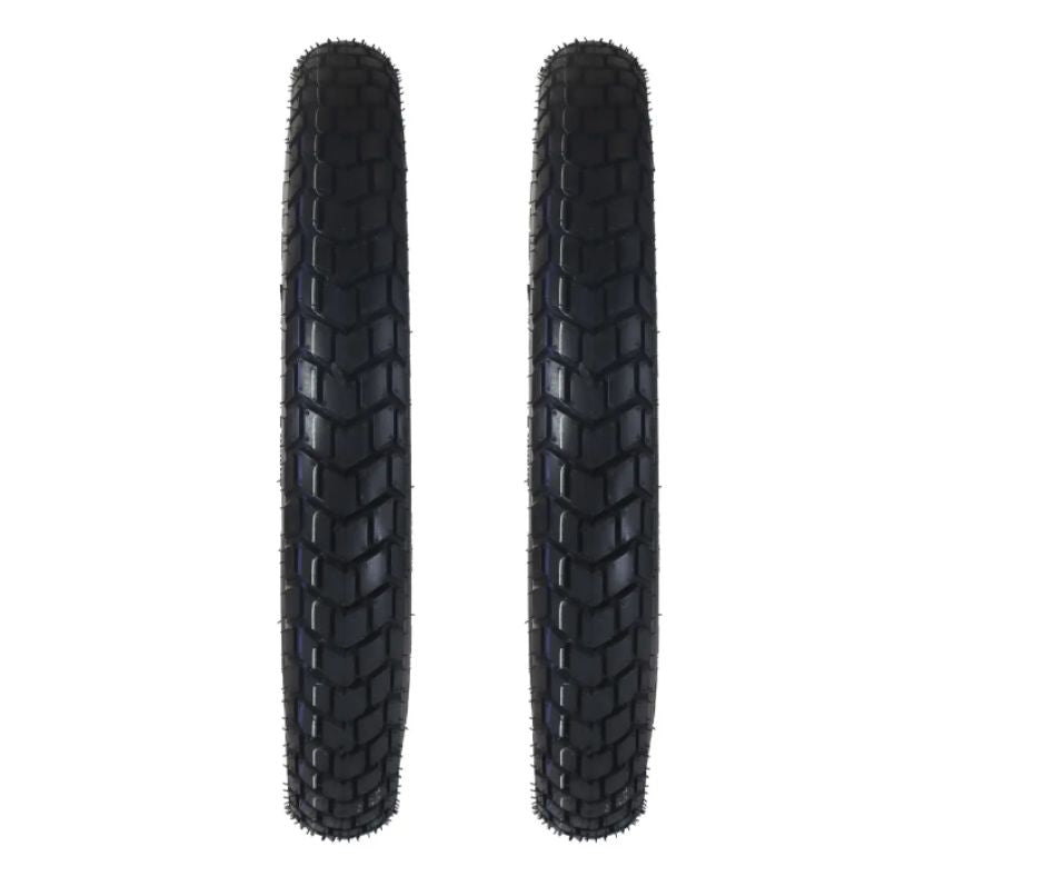 Llanta para Moto 90/90-19 PLUSWAY 58P 6PR PLWA453 TT Paquete de 2
