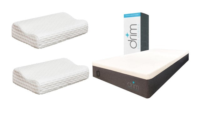 COMBO Colchón King Size Memory GEL + Almohada Cervical Memory