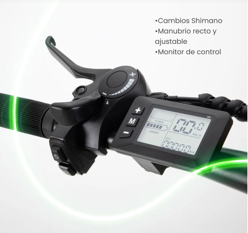 Bicicleta Eléctrica R29 Freno Disco Shimano 21 Vel Aluminio