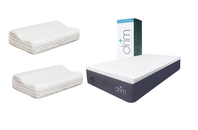 COMBO Colchón King Size Memory Foam 4 Capas + Almohada Cervical Memory