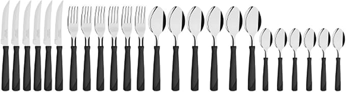 Batería de cocina con 36 piezas color rojo