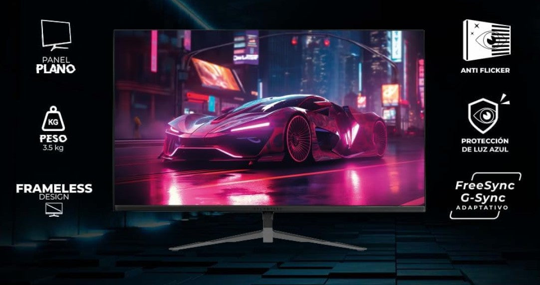 Monitor Gamer Balam Rush ULTRA ODYSSEY II MGX27 LED 27", 1920x1080 Full HD, FreeSync, 165Hz, HDMI/DisplayPort, Negro