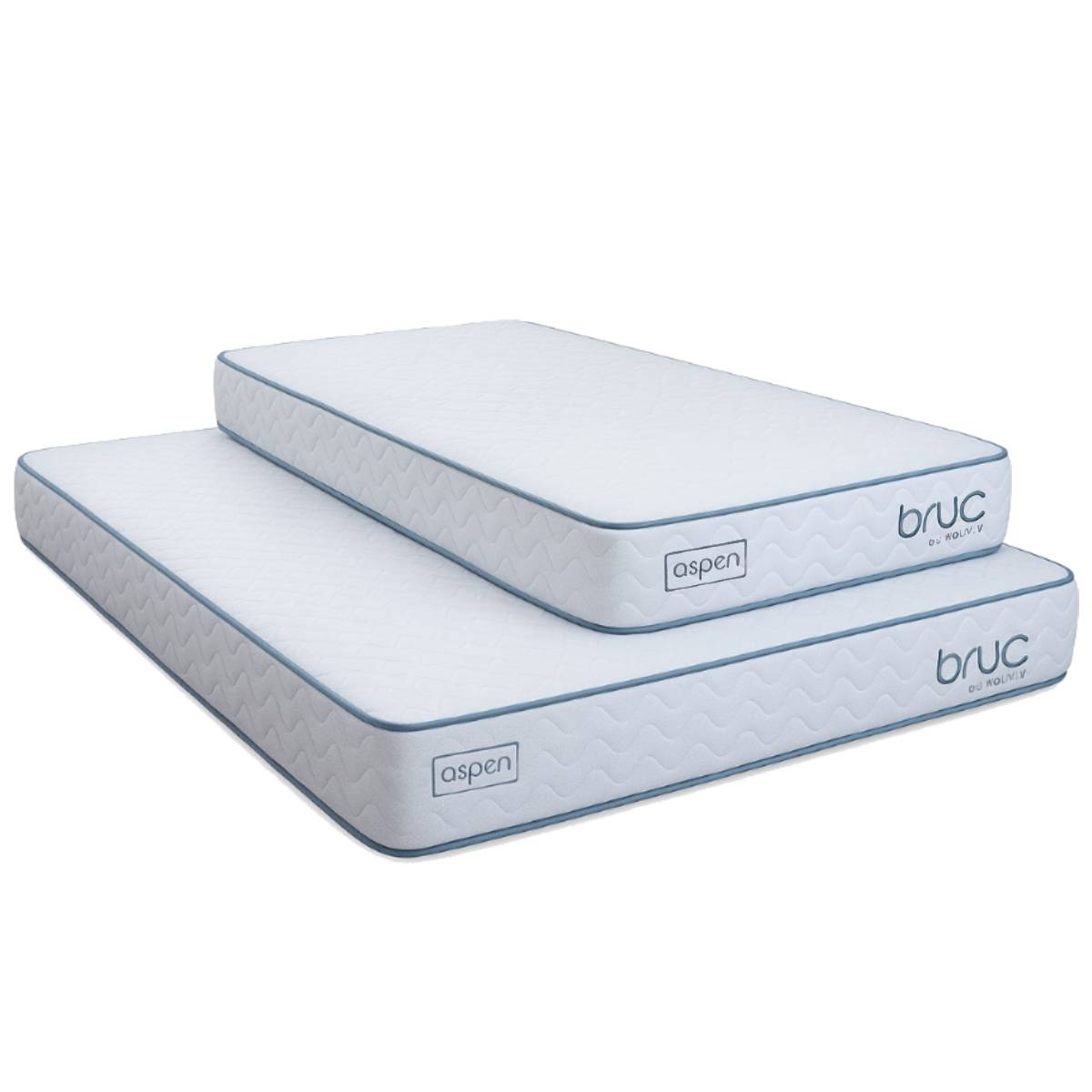 Pack 2 Colchones Bruc Aspen Confort Plus | Matrimonial + Individual | Descanso Premium