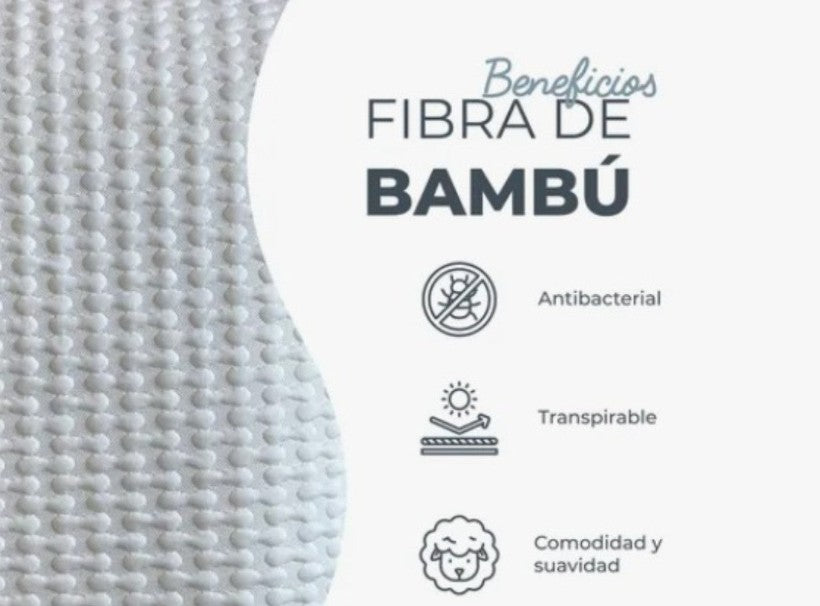 Combo 2 colchones Bruc Individual + Matrimonial Con Almohada Super Visco Regular 3 Piezas