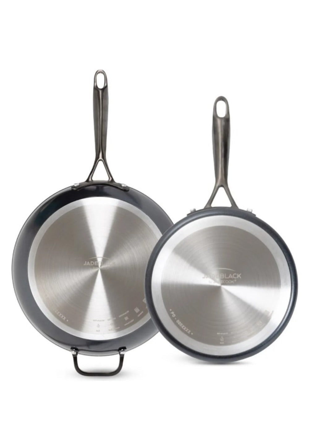 Sartenes Jade Cook 24 Y 28 Cm Jade Black 2 Pack
