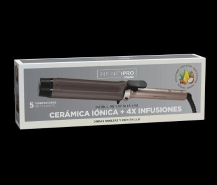 Tenaza Rizadora Extra-Ancha Smooth Fusion Rosa
