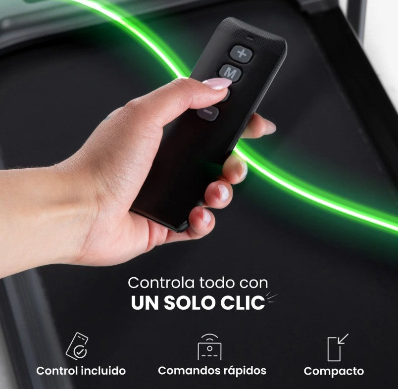 Caminadora Eléctrica Plegable Portátil con Control Remoto