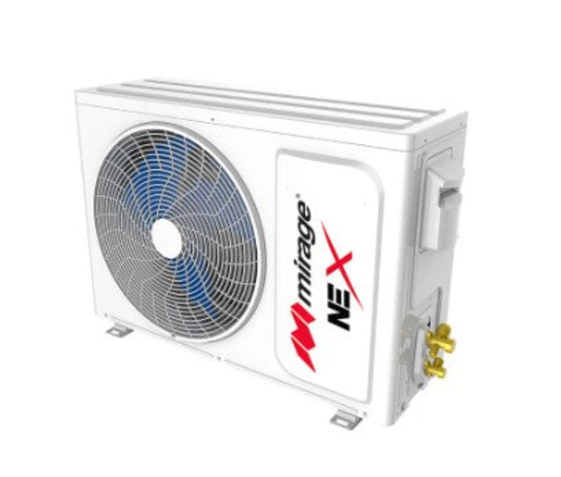 Aire Acondicionado Minisplit NEX con calefacción, 18000 BTU 1.5 tonelada 220 V, R410a 12 SEER, Color Blanco.