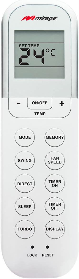 Aire Acondicionado Mirage Mini split, ON/OFF, LIFE12 plus, Blanco, Solo Frío, 12000 BTU, 115 V, R410a, 12 SEER