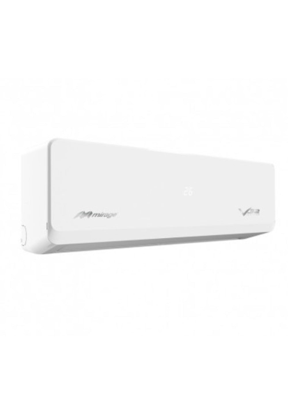AIRE ACONDICIONADO MIRAGE MINI SPLIT 1 TON CALEFACCIÓN 220V INVERTER V32 - Con Calefacción y Enfriamiento, 220V, Gas R410a, Tecnología Inverter