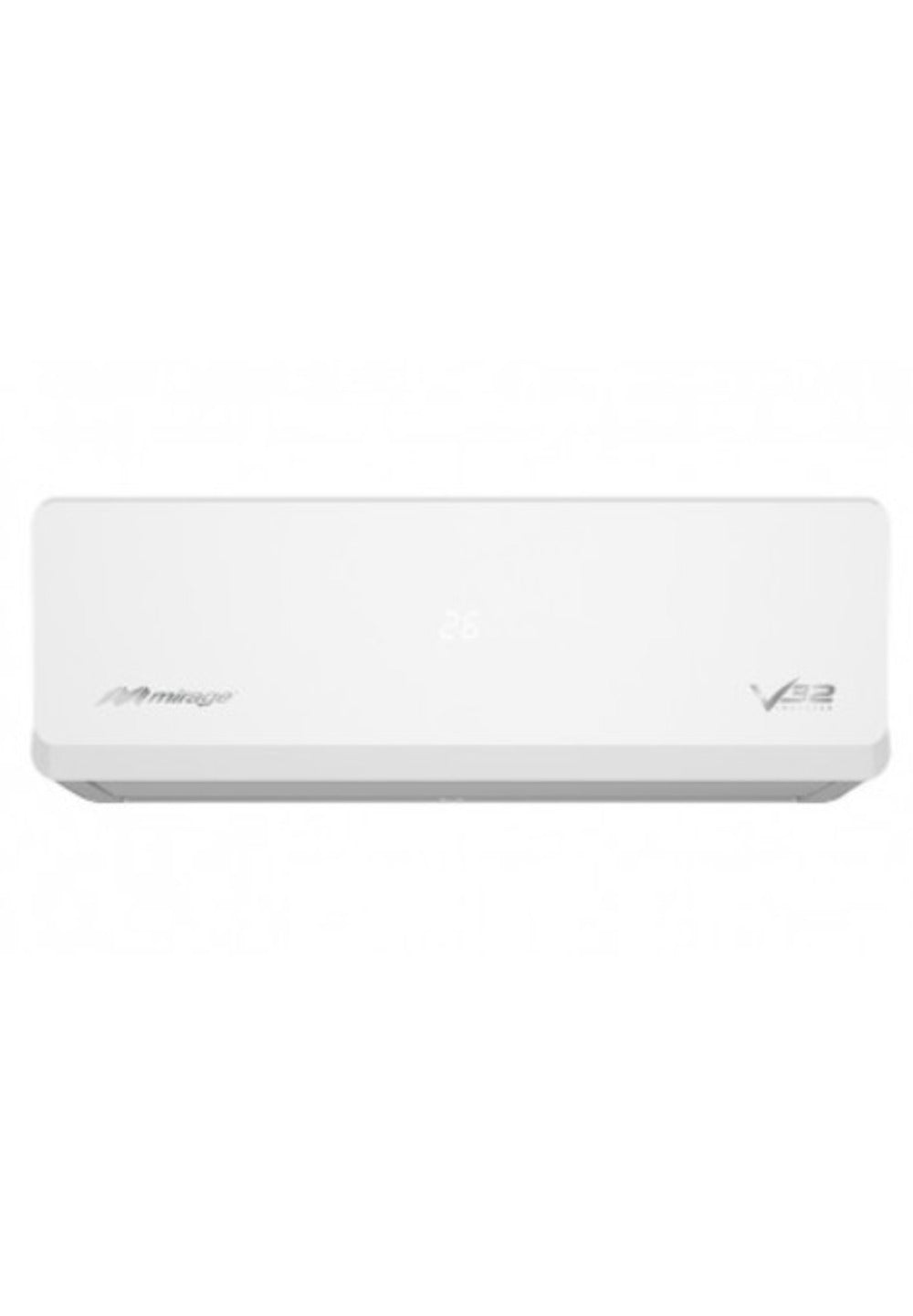 AIRE ACONDICIONADO MIRAGE MINI SPLIT 1 TON CALEFACCIÓN 220V INVERTER V32 - Con Calefacción y Enfriamiento, 220V, Gas R410a, Tecnología Inverter