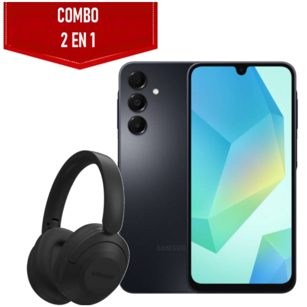 Combo Samsung Galaxy A16 128GB 6GB RAM + Audífonos Billboard