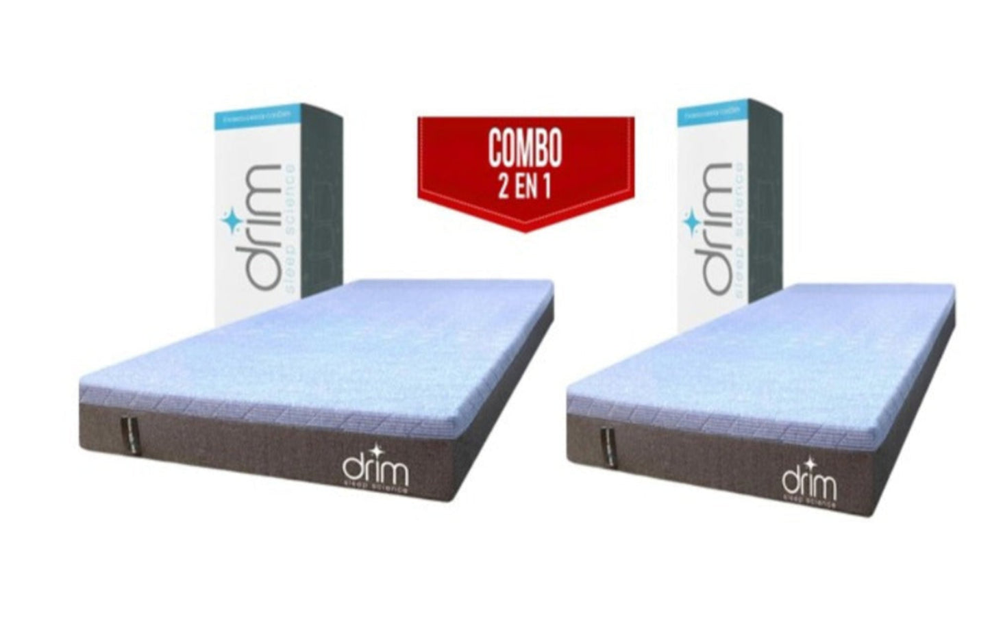 Combo 2 Colchones EIN2TEIN Matrimonial con Individual