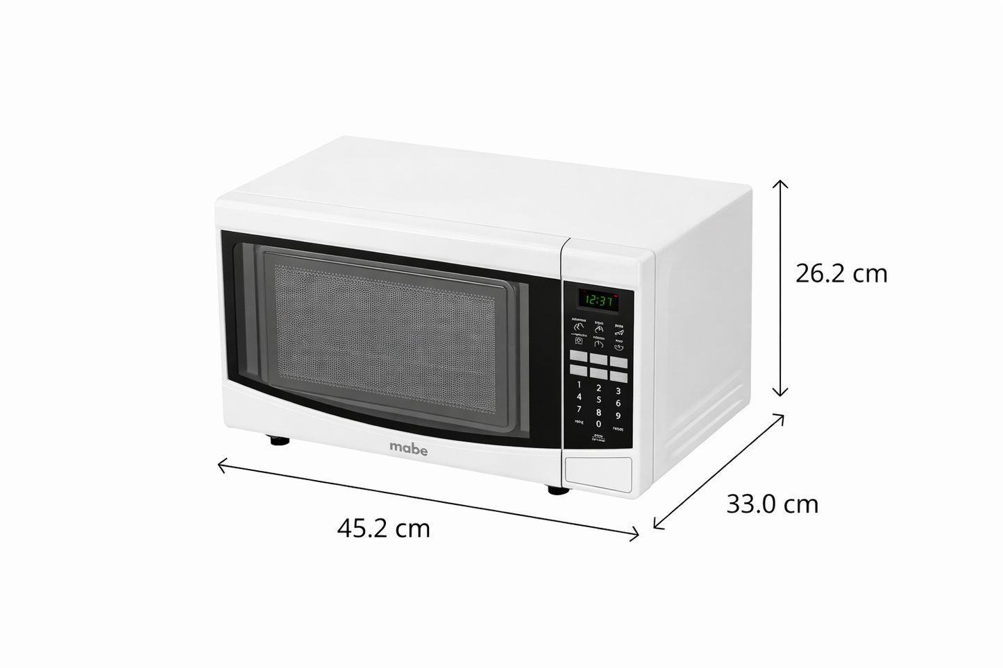 Horno de Microondas Mabe 0.7 Pies Cúbicos Color Silver