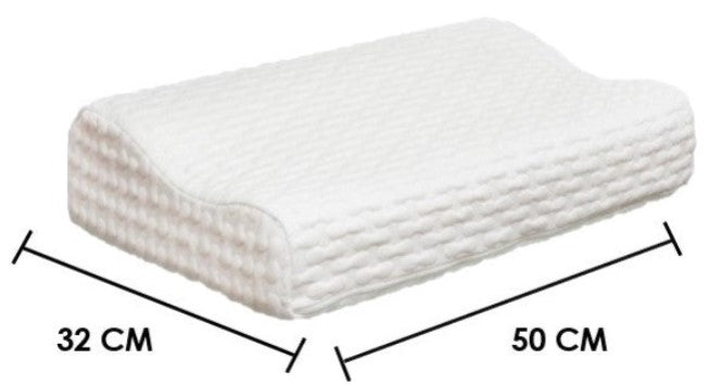 Set Colchon Matrimonial Blanco De Alta Densidad, Antiacaros e Hipoalergenico Kingshouse + Almohada Ortopédica Cervical Memory Blanca