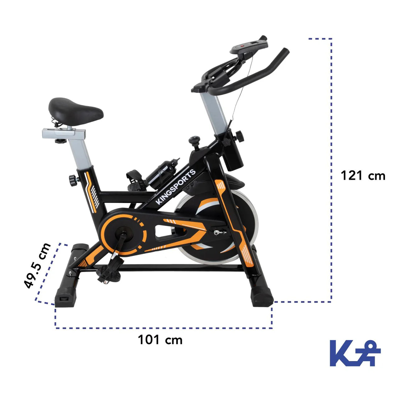 Bicicleta Estática Para Spinning Cardio Fitness