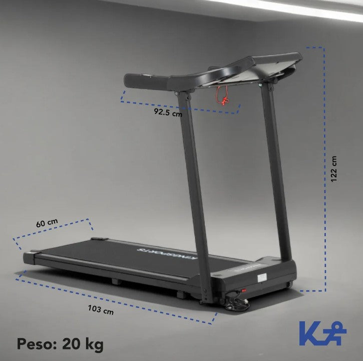 Caminadora Eléctrica 2 HP Banda Correr 1-10 KM/H Kingsports