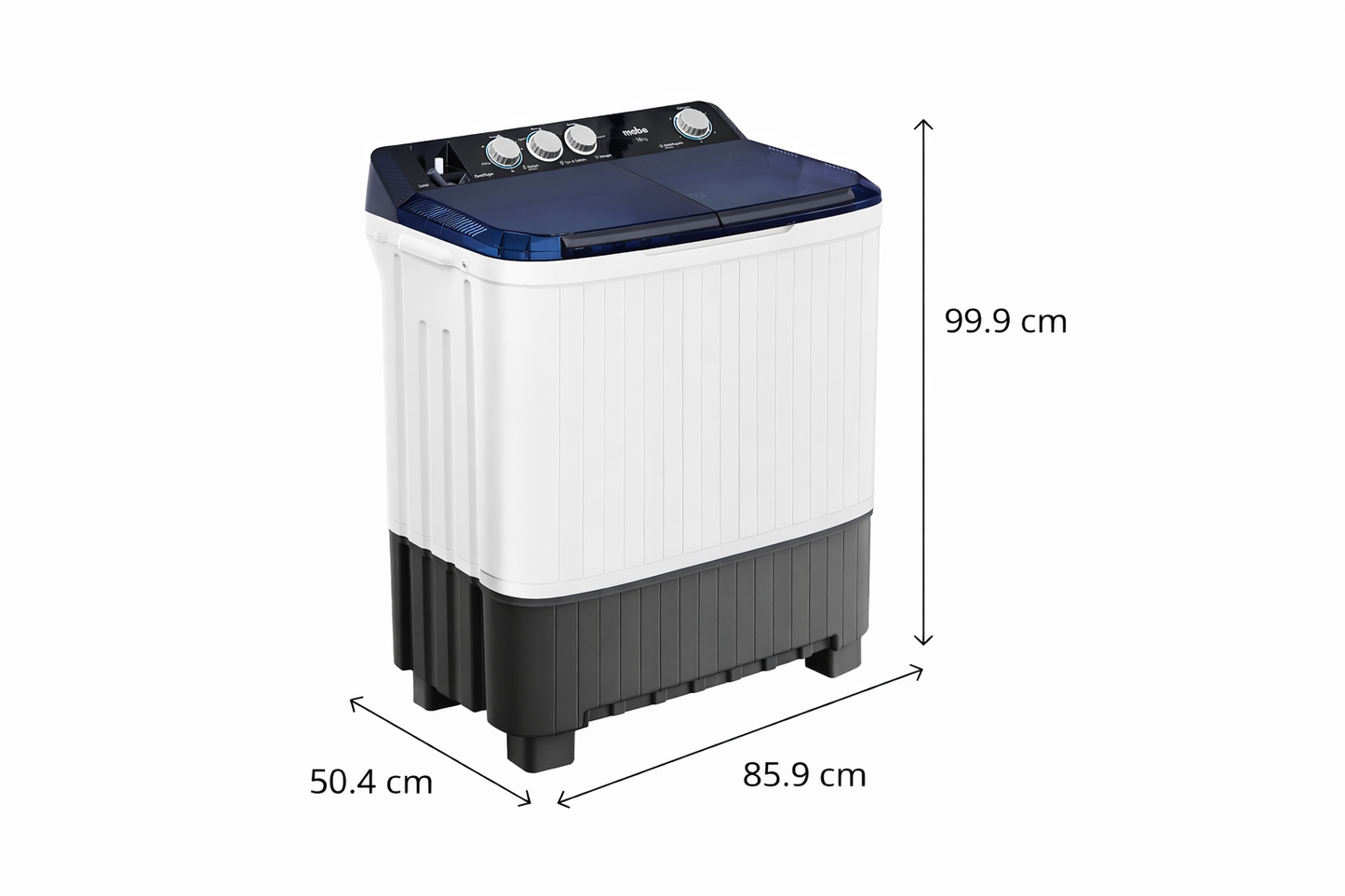 Lavadora Mabe Semiautomática 16 kg Color Blanco