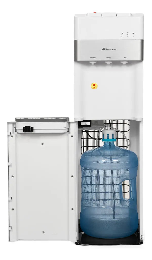 Dispensador Mirage Blanco 20L Garrafón Oculto – Fría/Caliente/Templada